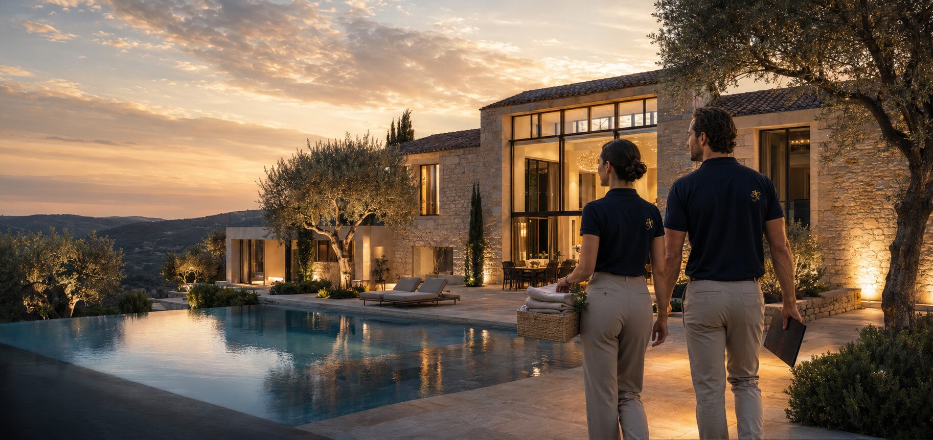 Villa contemporaine suivie par l’équipe Sanctalia