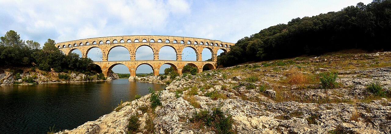 Panorama du Pont du Gard