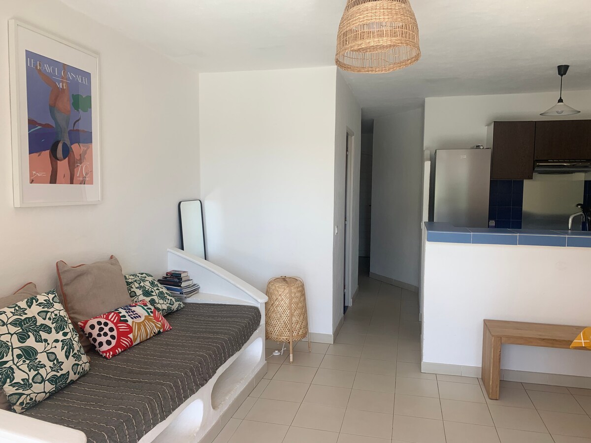 Mazet à 80m de la plage via chemin privé
